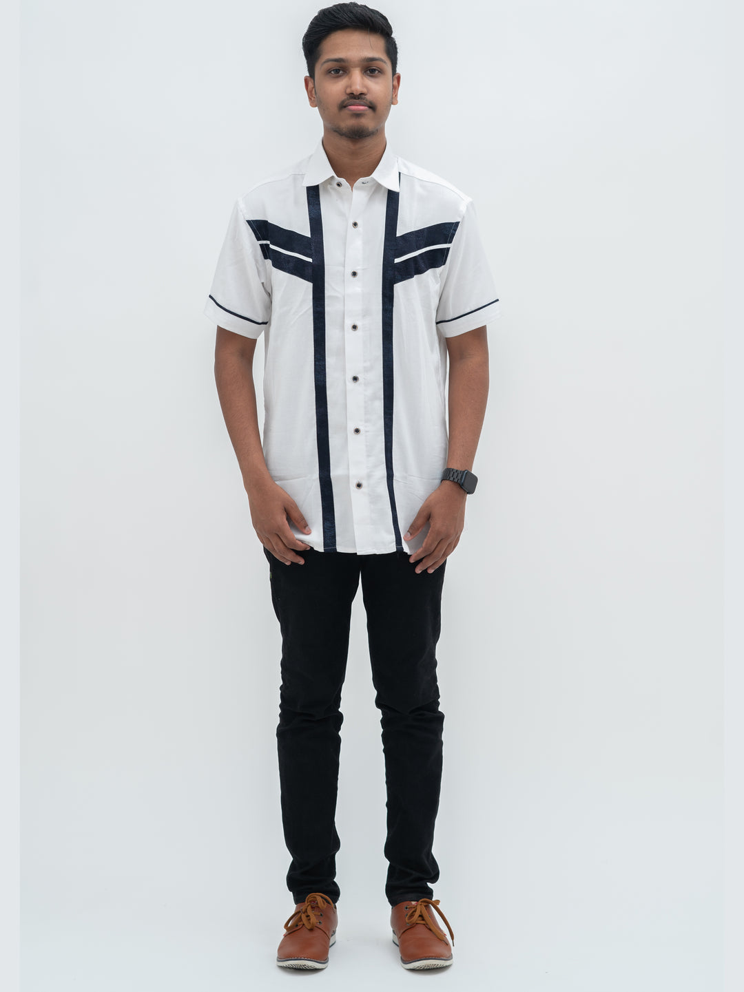 Classic syle design stiched shirt