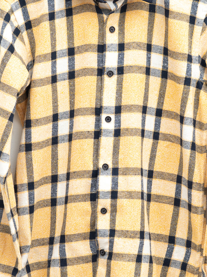 Sandal Casual Check brushed shirt